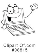 Laptop Clipart #98815 by Hit Toon