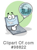 Laptop Clipart #98822 by Hit Toon