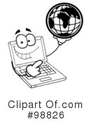 Laptop Clipart #98826 by Hit Toon