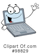 Laptop Clipart #98829 by Hit Toon