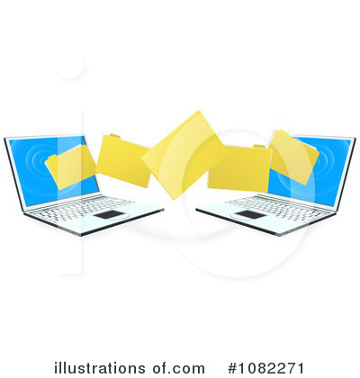 File Transfer Clipart #1082271 by AtStockIllustration