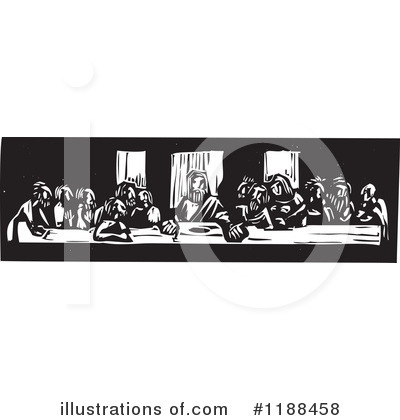 Royalty-Free (RF) Last Supper Clipart Illustration by xunantunich - Stock Sample #1188458