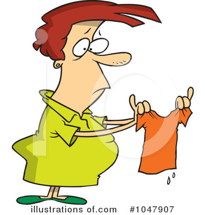 Royalty-Free (RF) Laundry Clipart Illustration by toonaday - Stock Sample #1047907