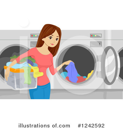 Royalty-Free (RF) Laundry Clipart Illustration by BNP Design Studio - Stock Sample #1242592