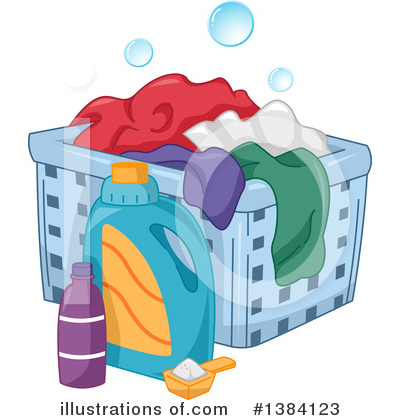 Royalty-Free (RF) Laundry Clipart Illustration by BNP Design Studio - Stock Sample #1384123
