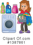 Laundry Clipart #1387861 by visekart