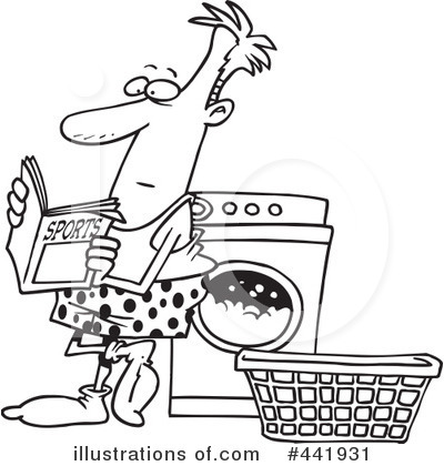 Laundry Clipart #441931 by toonaday