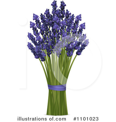 Royalty-Free (RF) Lavender Clipart Illustration by elaineitalia - Stock Sample #1101023