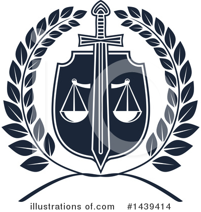 Lawyer Clipart #1439414 by Vector Tradition SM