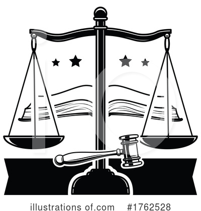 Scales Of Justice Clipart #1762528 by Vector Tradition SM