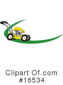 Lawn Mower Clipart #16534 by Mascot Junction