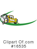 Lawn Mower Clipart #16535 by Mascot Junction