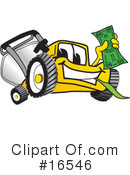 Lawn Mower Clipart #16546 by Mascot Junction