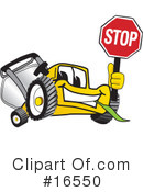 Lawn Mower Clipart #16550 by Mascot Junction