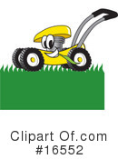 Lawn Mower Clipart #16552 by Mascot Junction