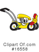 Lawn Mower Clipart #16558 by Mascot Junction
