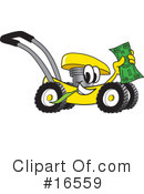 Lawn Mower Clipart #16559 by Mascot Junction