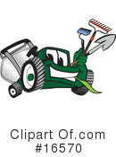 Lawn Mower Clipart #16570 by Toons4Biz