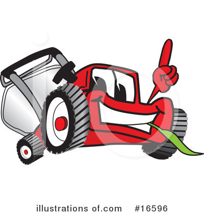 Lawn Mower Clipart #16596 by Toons4Biz
