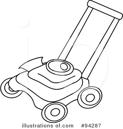 Lawn Mowing Clipart #94287 by Pams Clipart