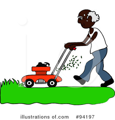 Lawn Mower Clipart #94197 by Pams Clipart