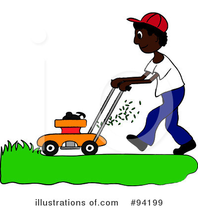 Lawn Mower Clipart #94199 by Pams Clipart