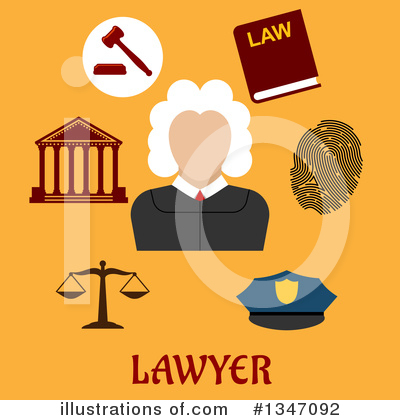 Gavel Clipart #1347092 by Vector Tradition SM