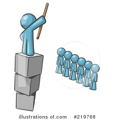Royalty-Free (RF) Leadership Clipart Illustration by Leo Blanchette - Stock Sample #219768
