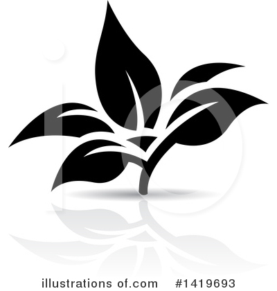 Leaves Clipart #1419693 by cidepix