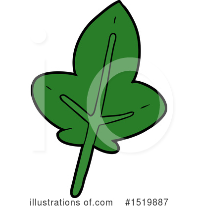 Royalty-Free (RF) Leaf Clipart Illustration by lineartestpilot - Stock Sample #1519887