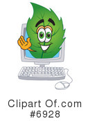 Leaf Clipart #6928 by Mascot Junction