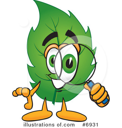 Leaf Clipart #6931 by Mascot Junction