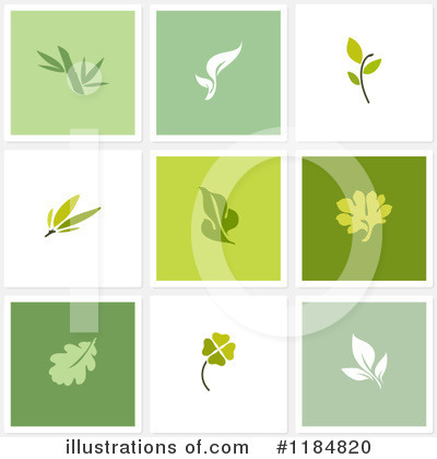 Royalty-Free (RF) Leaves Clipart Illustration by elena - Stock Sample #1184820