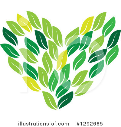 Royalty-Free (RF) Leaves Clipart Illustration by ColorMagic - Stock Sample #1292665