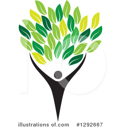 Royalty-Free (RF) Leaves Clipart Illustration by ColorMagic - Stock Sample #1292667