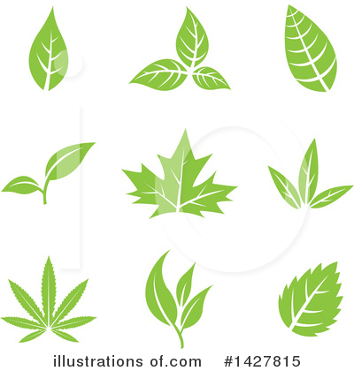 Royalty-Free (RF) Leaves Clipart Illustration by cidepix - Stock Sample #1427815
