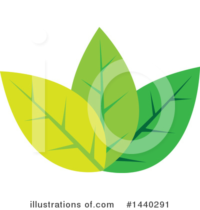 Royalty-Free (RF) Leaves Clipart Illustration by ColorMagic - Stock Sample #1440291
