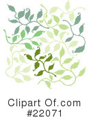Leaves Clipart #22071 by Steve Klinkel