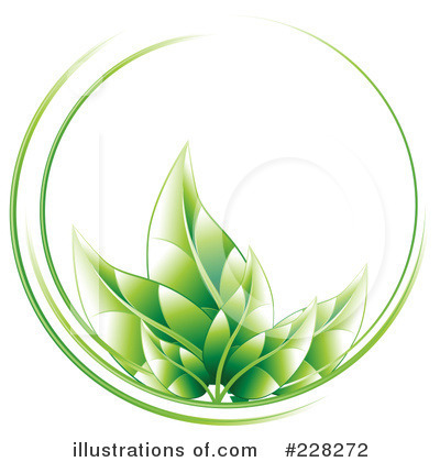 Royalty-Free (RF) Leaves Clipart Illustration by MilsiArt - Stock Sample #228272
