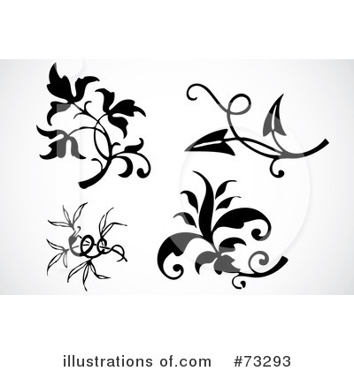 Royalty-Free (RF) Leaves Clipart Illustration by BestVector - Stock Sample #73293