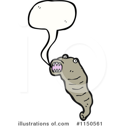 Royalty-Free (RF) Leech Clipart Illustration by lineartestpilot - Stock Sample #1150561