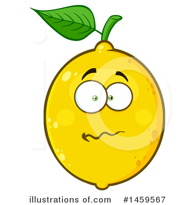 Royalty-Free (RF) Lemon Clipart Illustration by Hit Toon - Stock Sample #1459567
