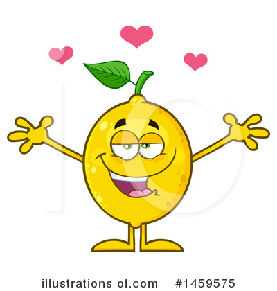 Royalty-Free (RF) Lemon Clipart Illustration by Hit Toon - Stock Sample #1459575