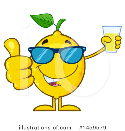 Royalty-Free (RF) Lemon Clipart Illustration by Hit Toon - Stock Sample #1459579
