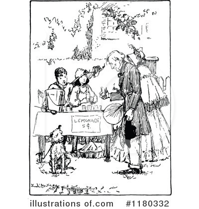Royalty-Free (RF) Lemonade Clipart Illustration by Prawny Vintage - Stock Sample #1180332