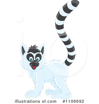 Lemur Clipart #1106692 by Alex Bannykh