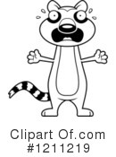 Lemur Clipart #1211219 by Cory Thoman