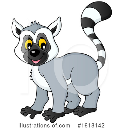 Lemur Clipart #1618142 by visekart