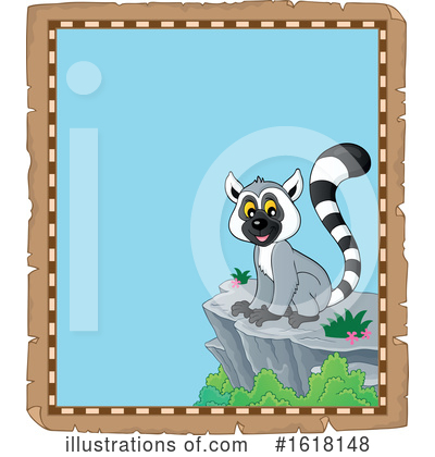 Royalty-Free (RF) Lemur Clipart Illustration by visekart - Stock Sample #1618148