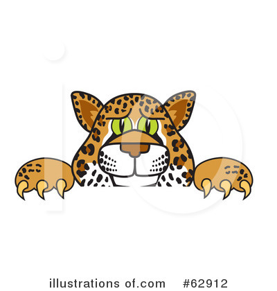 Cheetah Character Clipart #62912 by Mascot Junction